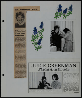 The Junior League of Fort Worth Scrapbook, 1985-1986, Page 23