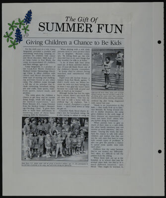 The Junior League of Fort Worth Scrapbook, 1985-1986, Page 32