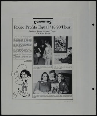 The Junior League of Fort Worth Scrapbook, 1985-1986, Page 34