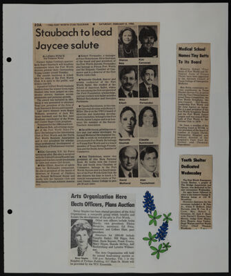 The Junior League of Fort Worth Scrapbook, 1985-1986, Page 35