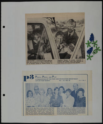 The Junior League of Fort Worth Scrapbook, 1985-1986, Page 37
