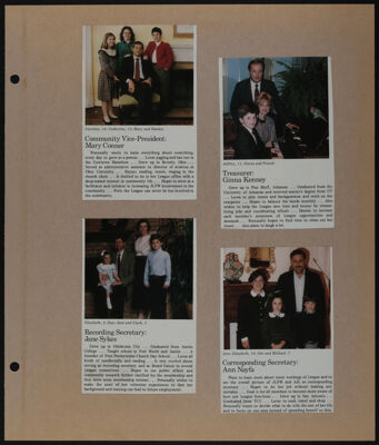 The Junior League of Fort Worth Scrapbook, 1986-1987, Page 3