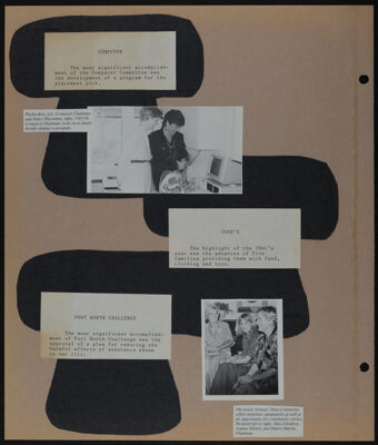 The Junior League of Fort Worth Scrapbook, 1986-1987, Page 18