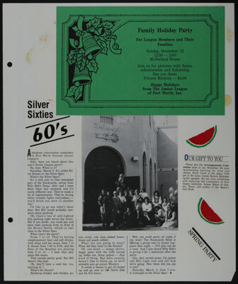The Junior League of Fort Worth Scrapbook, 1987-1988, Page 7