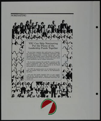 The Junior League of Fort Worth Scrapbook, 1987-1988, Page 16