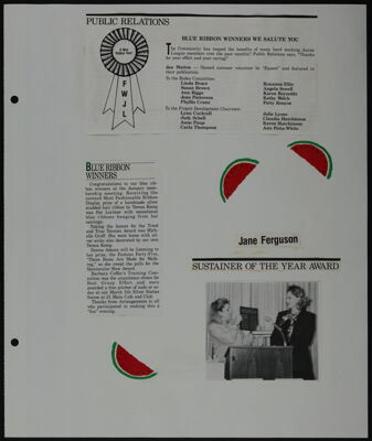 The Junior League of Fort Worth Scrapbook, 1987-1988, Page 21