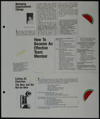 The Junior League of Fort Worth Scrapbook, 1987-1988, Page 25