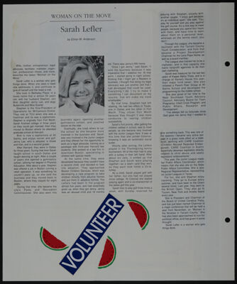 The Junior League of Fort Worth Scrapbook, 1987-1988, Page 42
