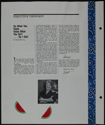 The Junior League of Fort Worth Scrapbook, 1987-1988, Page 56