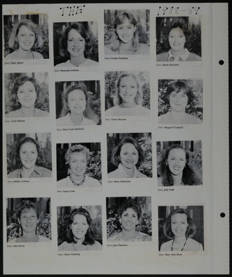 The Junior League of Fort Worth Scrapbook, 1988-1989, Page 8