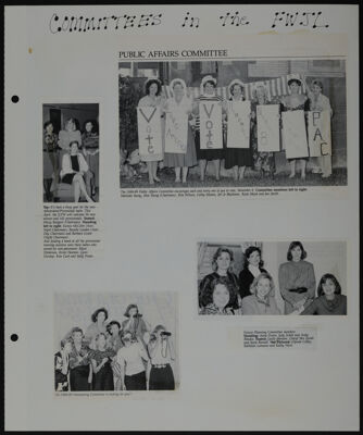 The Junior League of Fort Worth Scrapbook, 1988-1989, Page 21