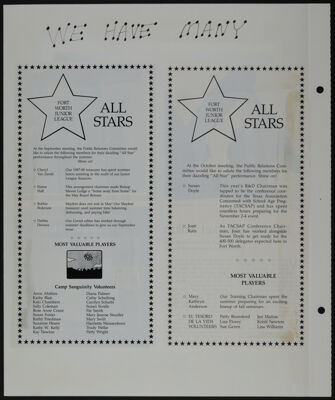 The Junior League of Fort Worth Scrapbook, 1988-1989, Page 32