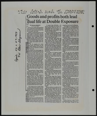 The Junior League of Fort Worth Scrapbook, 1988-1989, Page 42