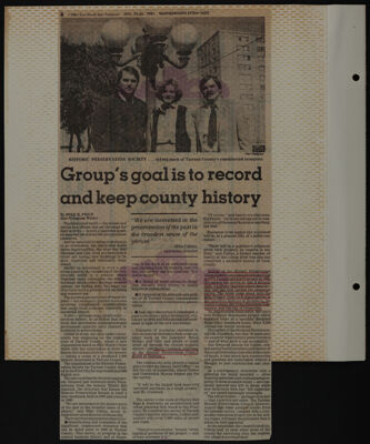 The Junior League of Fort Worth Scrapbook, 1981-1982, Page 8