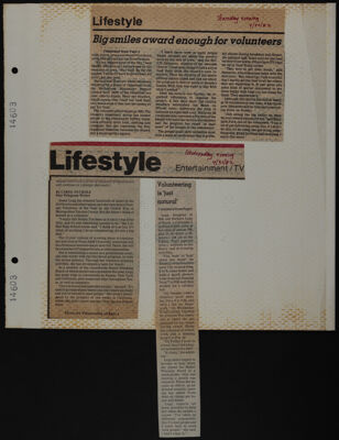 The Junior League of Fort Worth Scrapbook, 1981-1982, Page 25