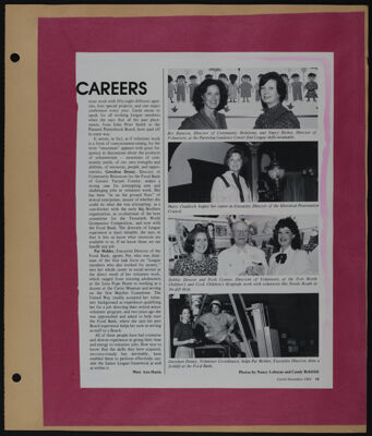 The Junior League of Fort Worth Scrapbook, 1984-1985, Page 18