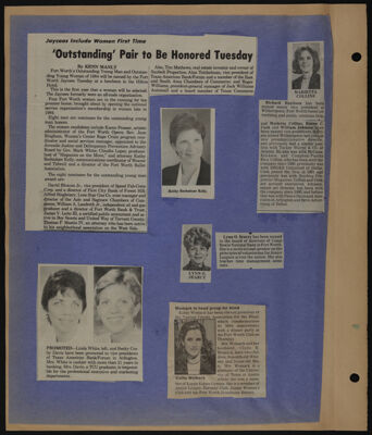 The Junior League of Fort Worth Scrapbook, 1984-1985, Page 19