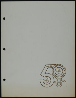 The Junior League of Fort Worth 50th Anniversary Scrapbook, 1980