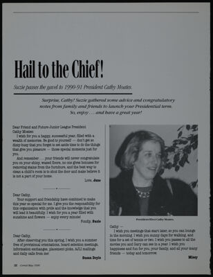 Hail to the Chief! Magazine Clipping, May 1990