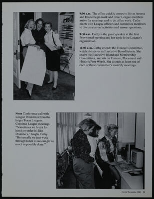 The Junior League of Fort Worth Scrapbook, 1990-1991, Page 27