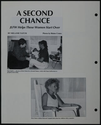 The Junior League of Fort Worth Scrapbook, 1990-1991, Page 32