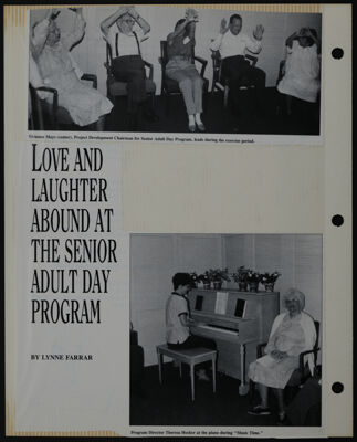 The Junior League of Fort Worth Scrapbook, 1990-1991, Page 38