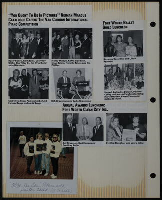The Junior League of Fort Worth Scrapbook, 1990-1991, Page 42