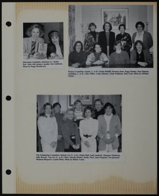 The Junior League of Fort Worth Scrapbook, 1990-1991, Page 63