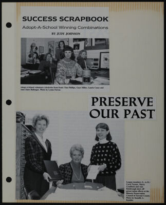The Junior League of Fort Worth Scrapbook, 1990-1991, Page 65