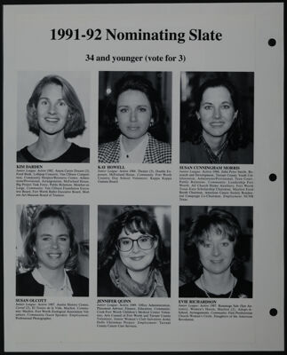 The Junior League of Fort Worth Scrapbook, 1990-1991, Page 86