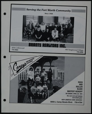 The Junior League of Fort Worth Scrapbook, 1990-1991, Page 89