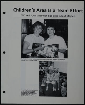 The Junior League of Fort Worth Scrapbook, 1990-1991, Page 95