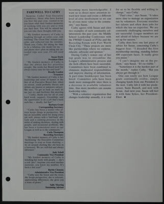The Junior League of Fort Worth Scrapbook, 1990-1991, Page 99
