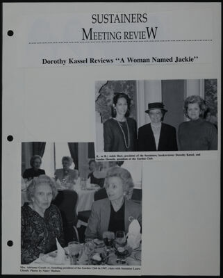 The Junior League of Fort Worth Scrapbook, 1990-1991, Page 105