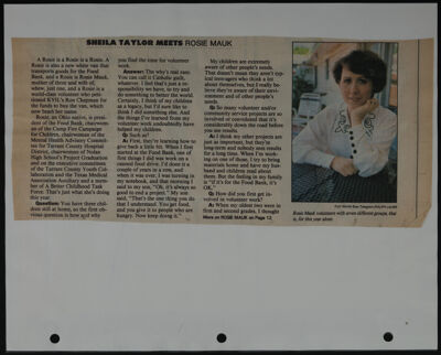 The Junior League of Fort Worth Scrapbook, 1990-1991, Page 114