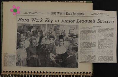 The Junior League of Fort Worth Scrapbook, 1968-1969, Page 15