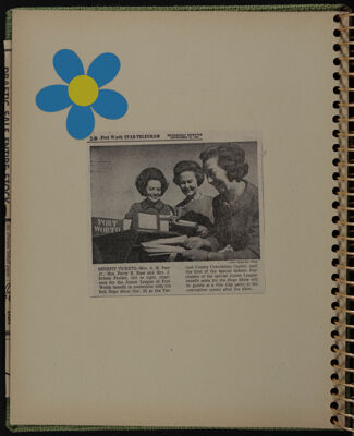 The Junior League of Fort Worth Scrapbook, 1968-1969, Page 21