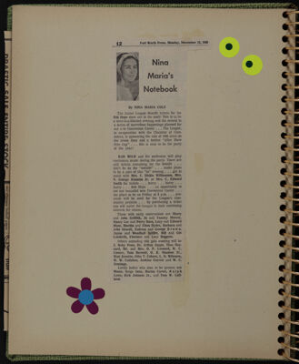 The Junior League of Fort Worth Scrapbook, 1968-1969, Page 23