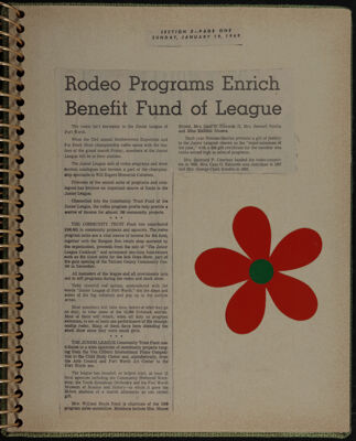 The Junior League of Fort Worth Scrapbook, 1968-1969, Page 32