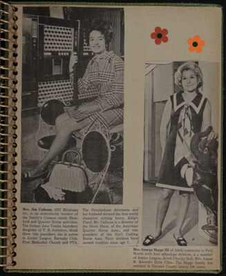 The Junior League of Fort Worth Scrapbook, 1968-1969, Page 42