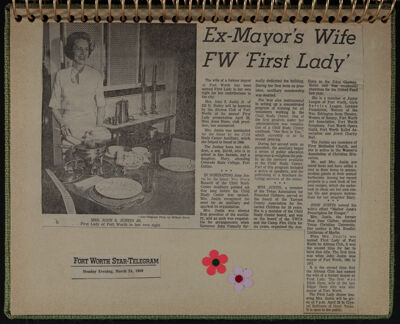 The Junior League of Fort Worth Scrapbook, 1968-1969, Page 46