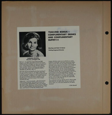 The Junior League of Fort Worth Scrapbook, 1971-1972, Page 3
