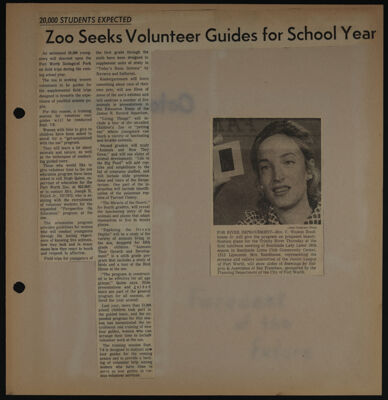 The Junior League of Fort Worth Scrapbook, 1971-1972, Page 4