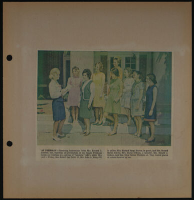 The Junior League of Fort Worth Scrapbook, 1971-1972, Page 10