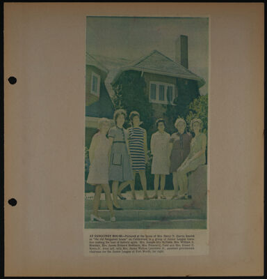 The Junior League of Fort Worth Scrapbook, 1971-1972, Page 12