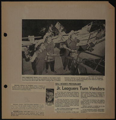 The Junior League of Fort Worth Scrapbook, 1971-1972, Page 26