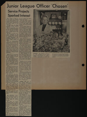 The Junior League of Fort Worth Scrapbook, 1971-1972, Page 27