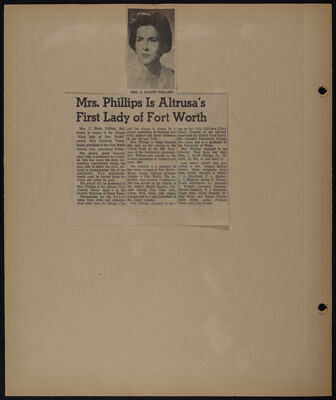 The Junior League of Fort Worth Scrapbook, 1961-1962, Page 29