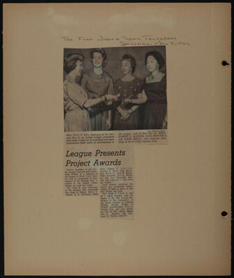 The Junior League of Fort Worth Scrapbook, 1961-1962, Page 33