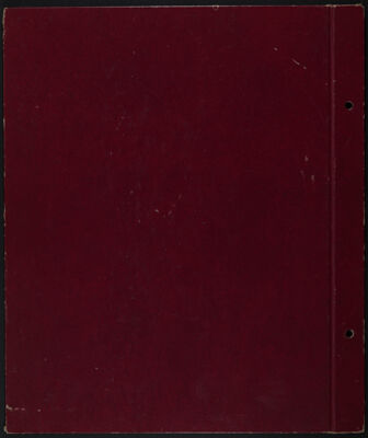 The Junior League of Fort Worth Scrapbook, 1961-1962, Back Cover